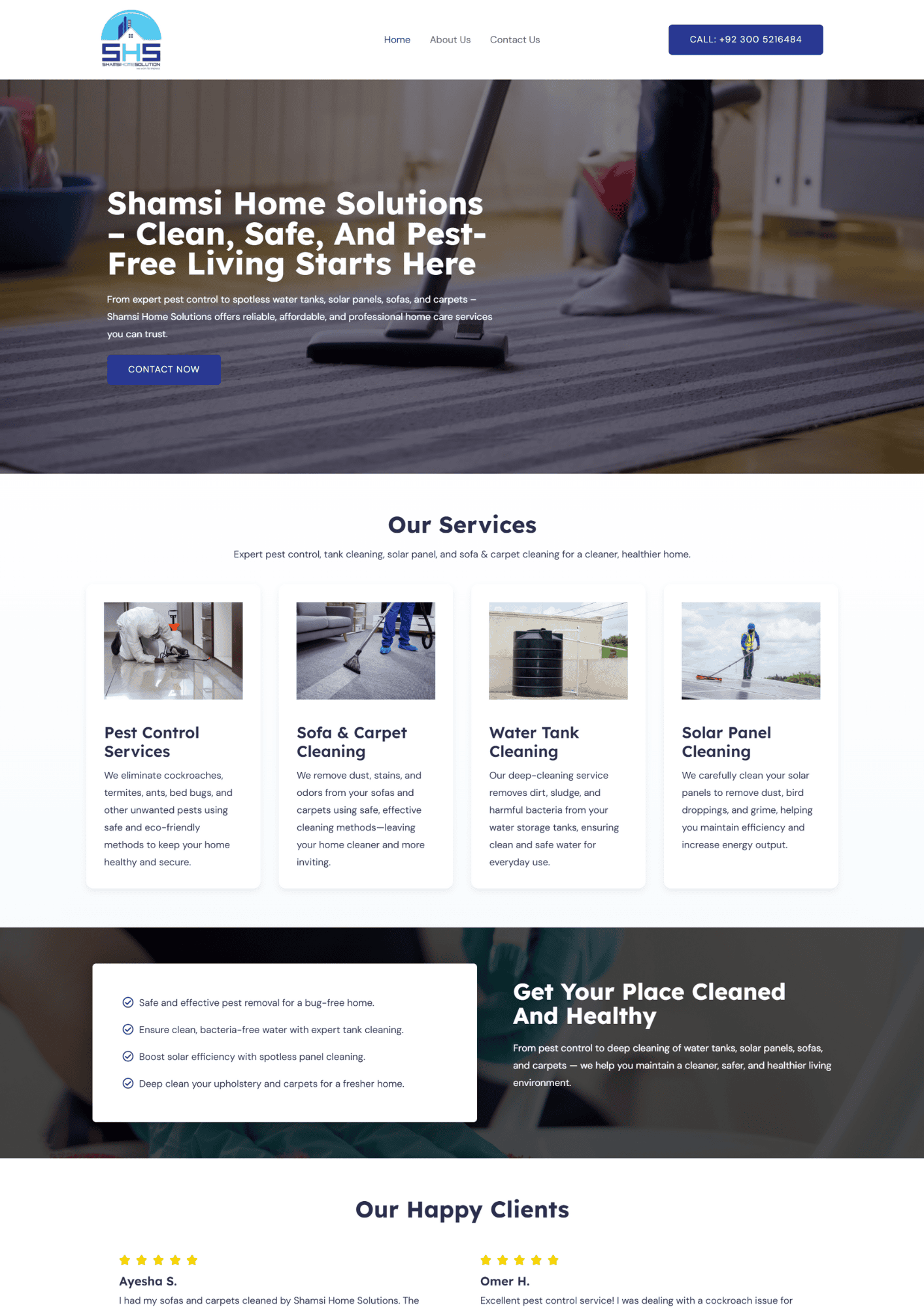 shamsi-home-solution-website