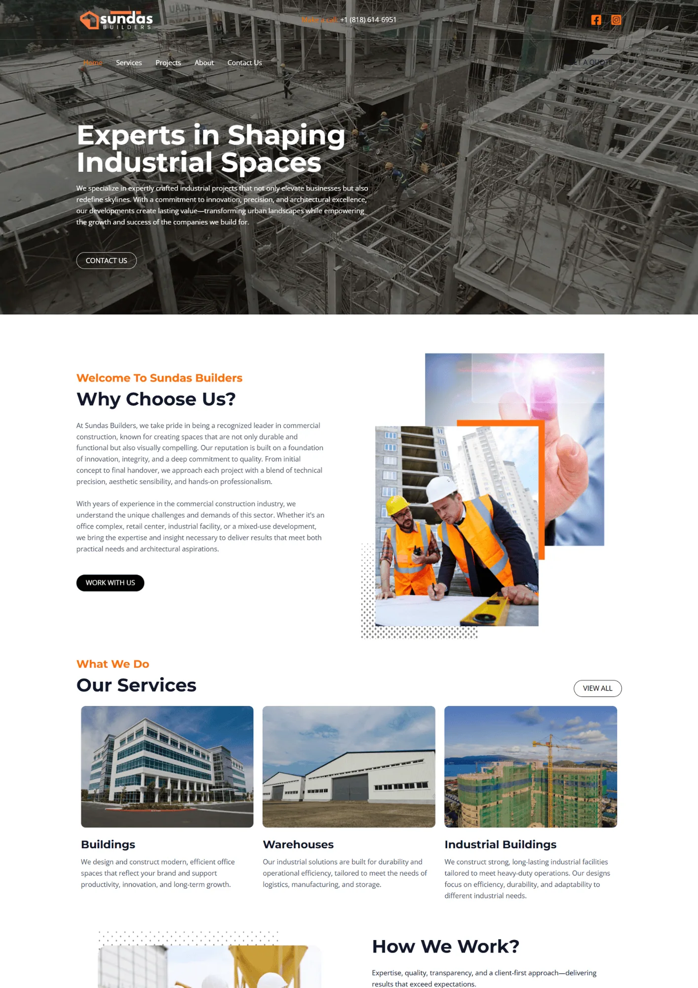 sundas-builders-website